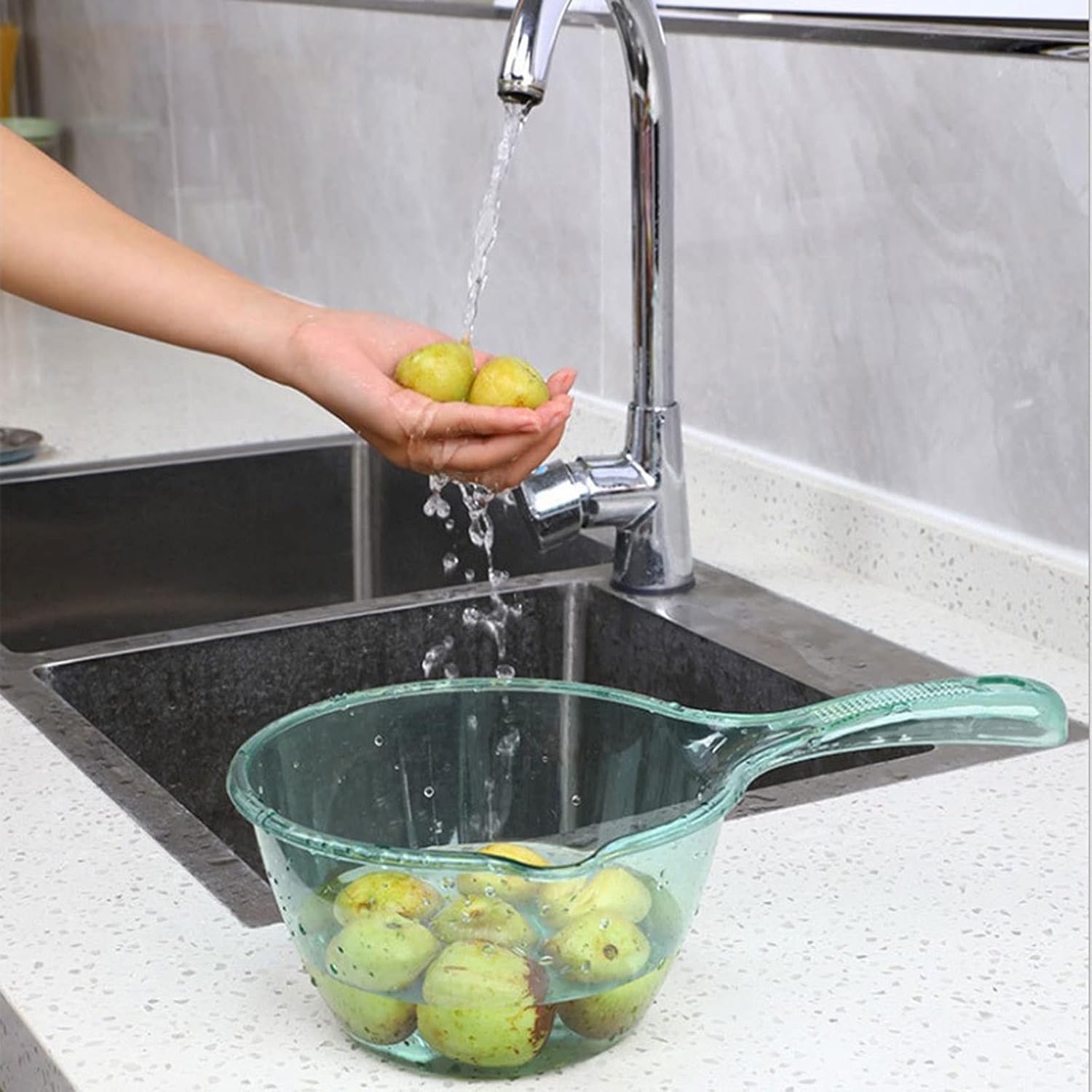 NPQPNAFC Transparent Plastic Water Spoon