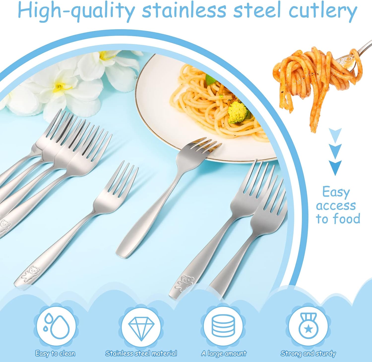 Sturdy Safe and Adorable Kids Cutlery for Solid Feeding