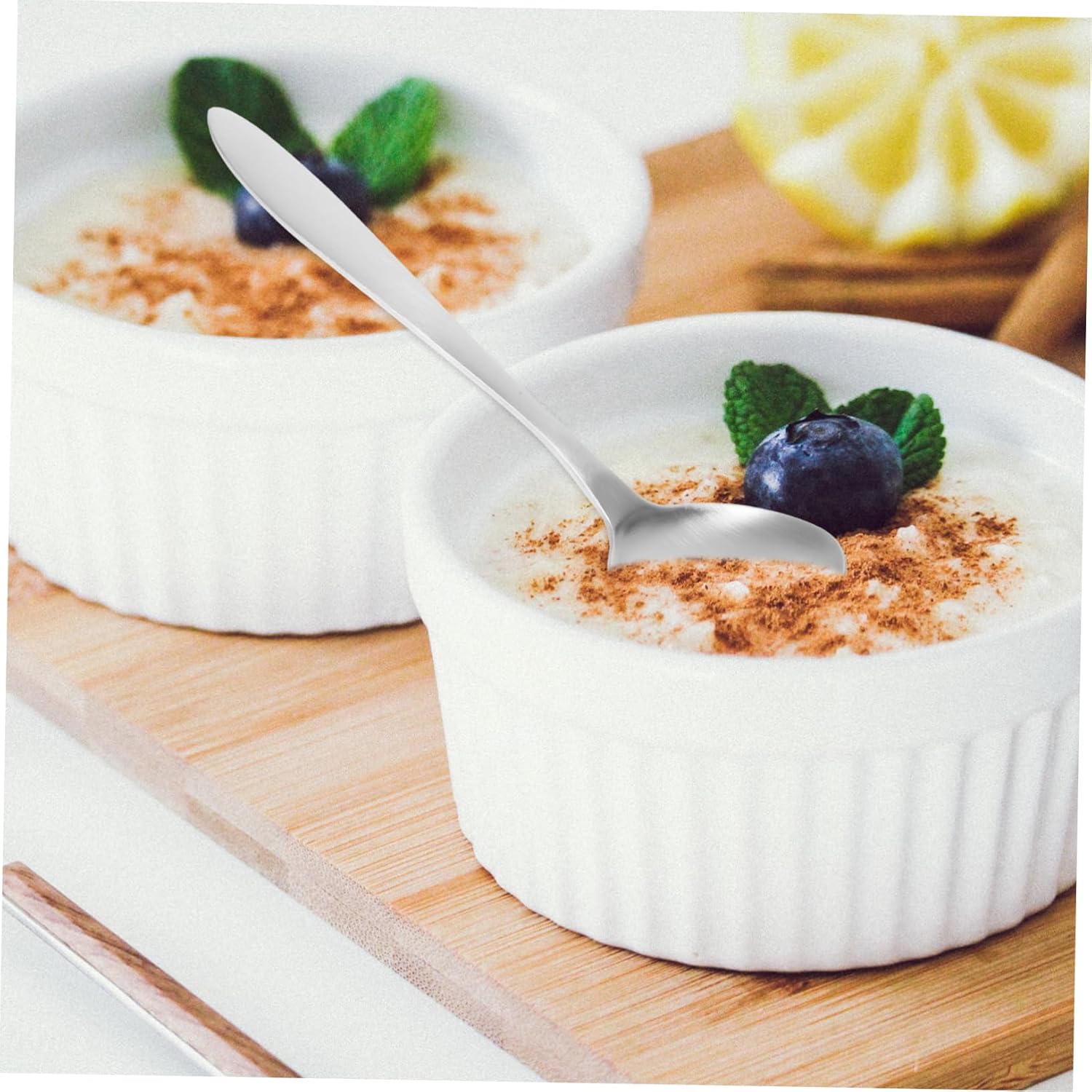 Luxshiny Curved Feeding Spoon - Enhanced for Assisted Eating