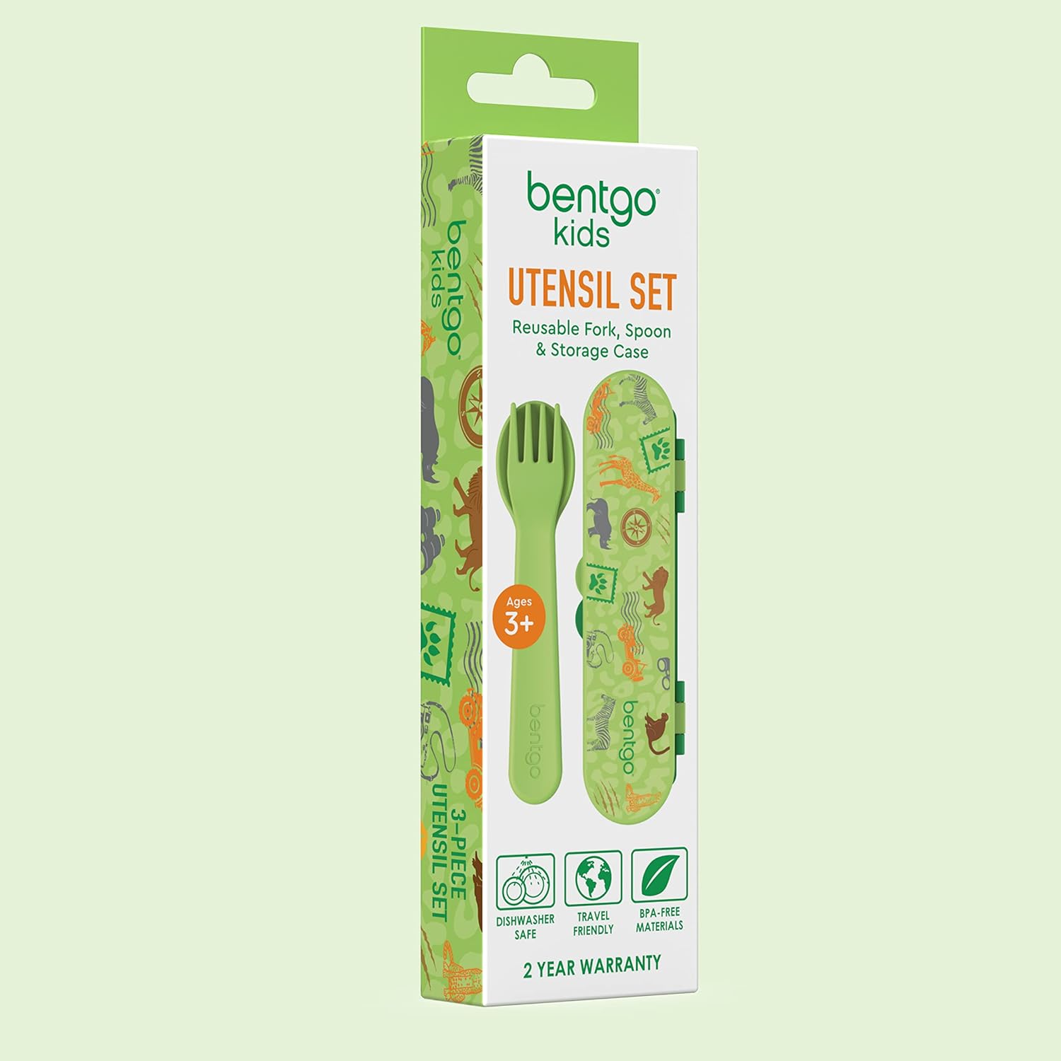 Bentgo Kids Utensil Set by Design for Kids - BPA-Free Reusable
