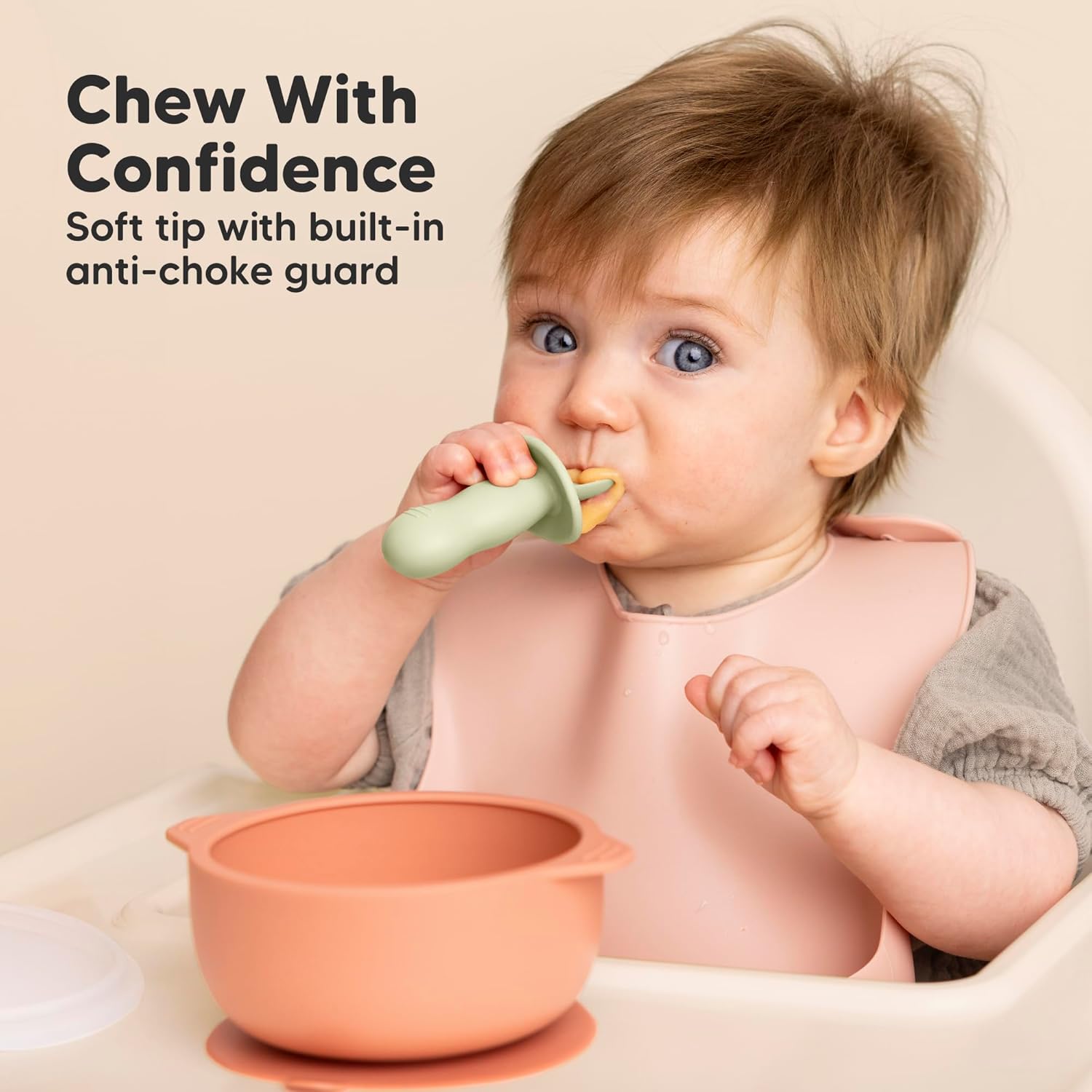4-pack Silicone Baby Utensils Set
