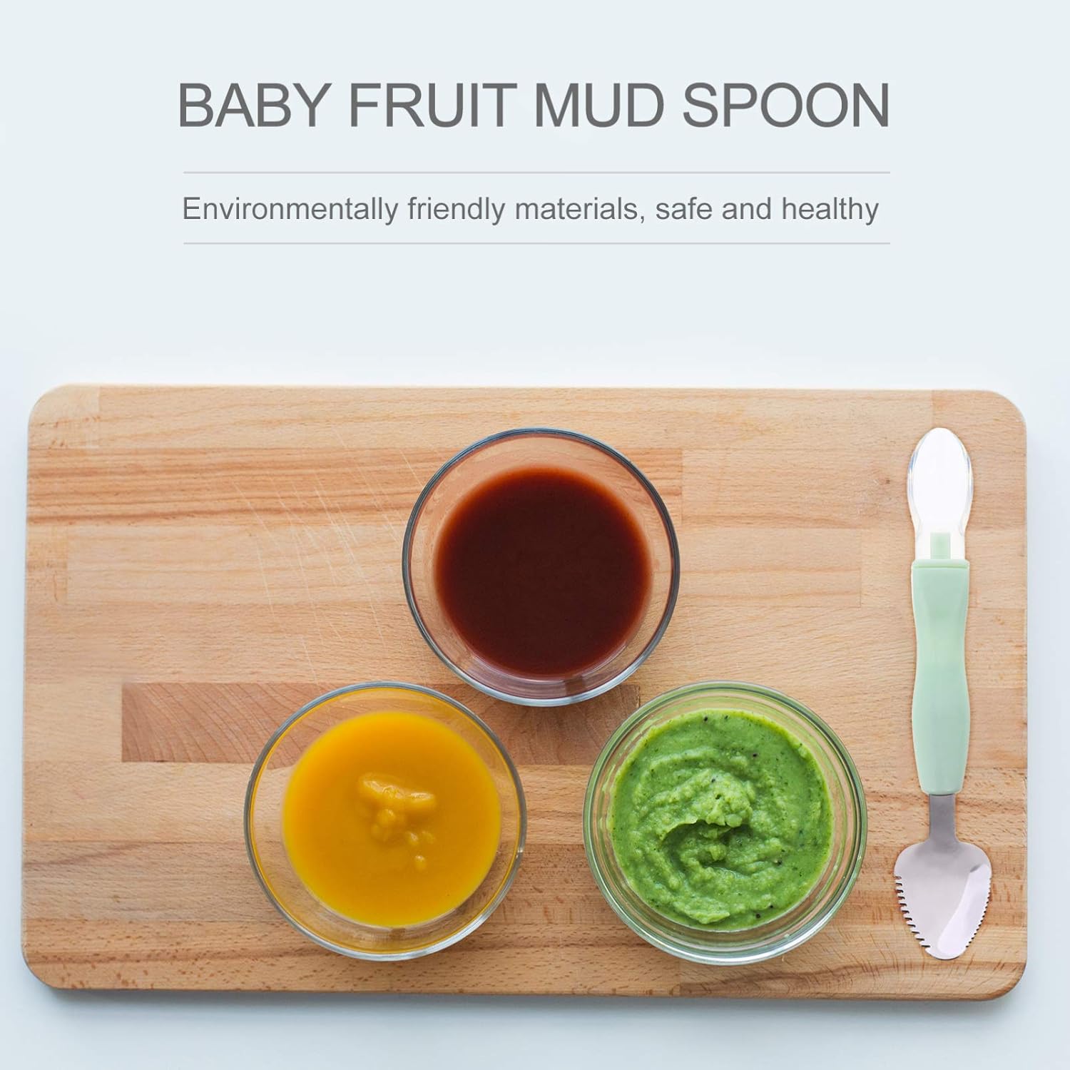 Kisangel Baby Spoon Scraper Portolasffe for Infants Boost