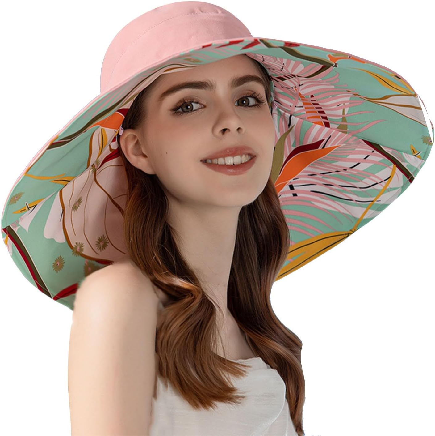 Stylish Womens Bucket Hat with Extra Brim for Sun Protection Fashion