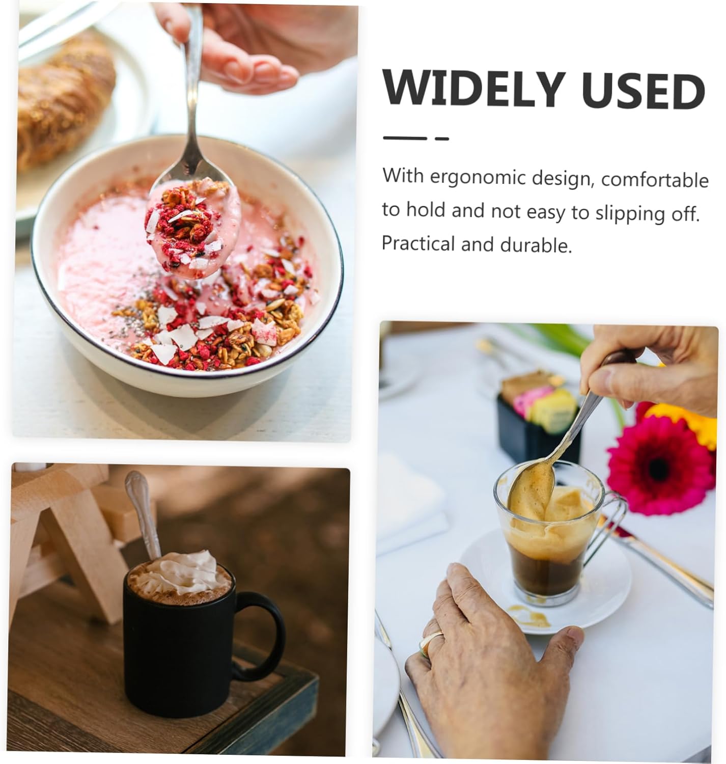 Luxshiny Curved Feeding Spoon - Enhanced for Assisted Eating
