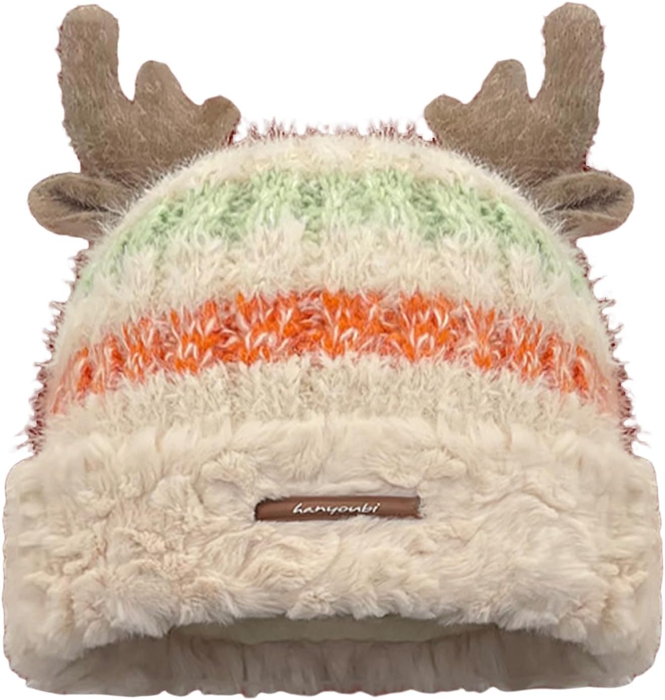 Womens Christmas Themed Woolen Beret Hat