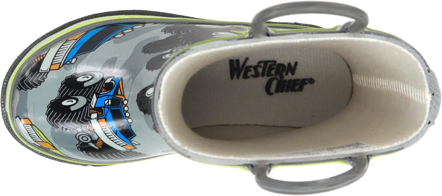 Western Chief Water Resistant Printed Rain Boot for Kids