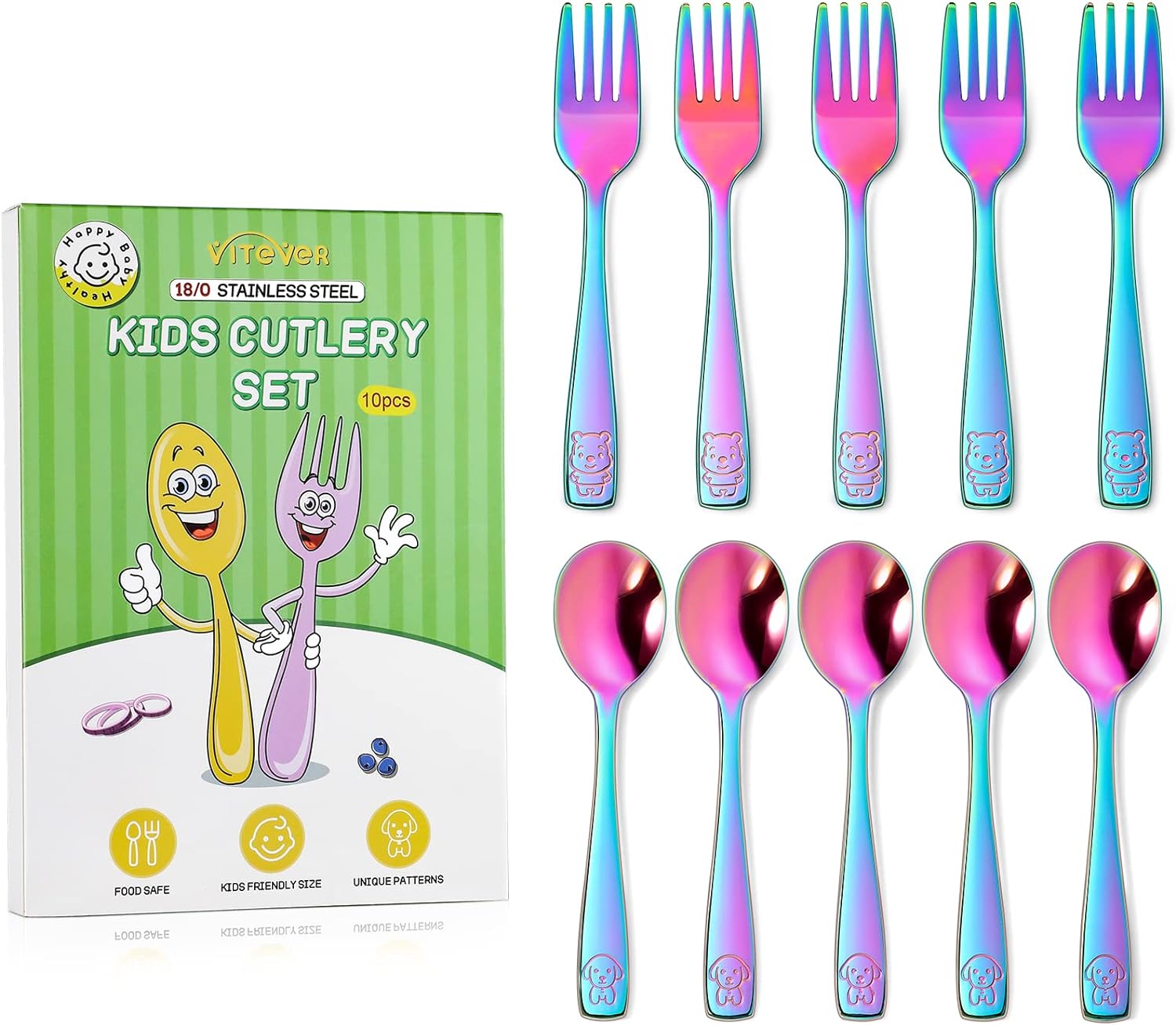 Perfect Self-Feeding Kids Cutlery Set
