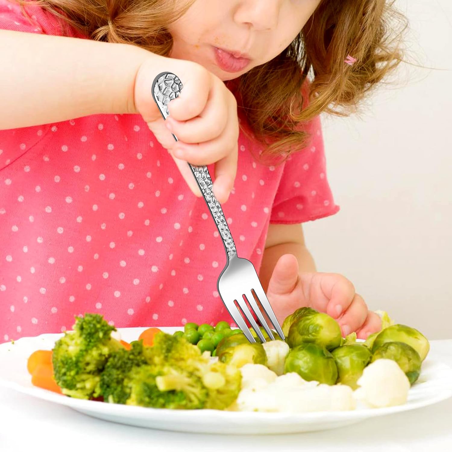 LIANYU 10-Piece Kids Silverware Set