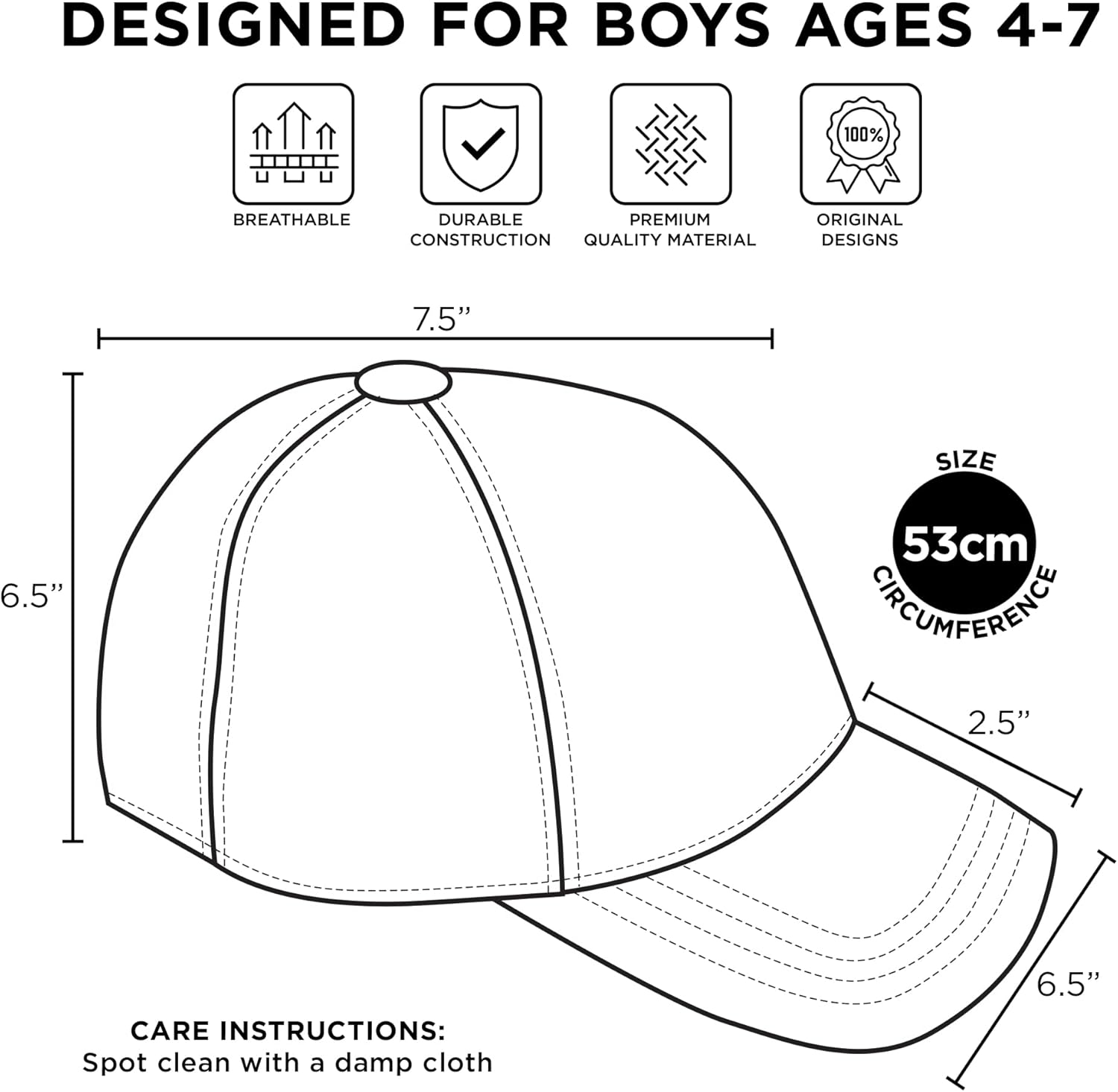 Nickelodeon Paw Patrol Adjustable Toddler Baseball Hat for Boys