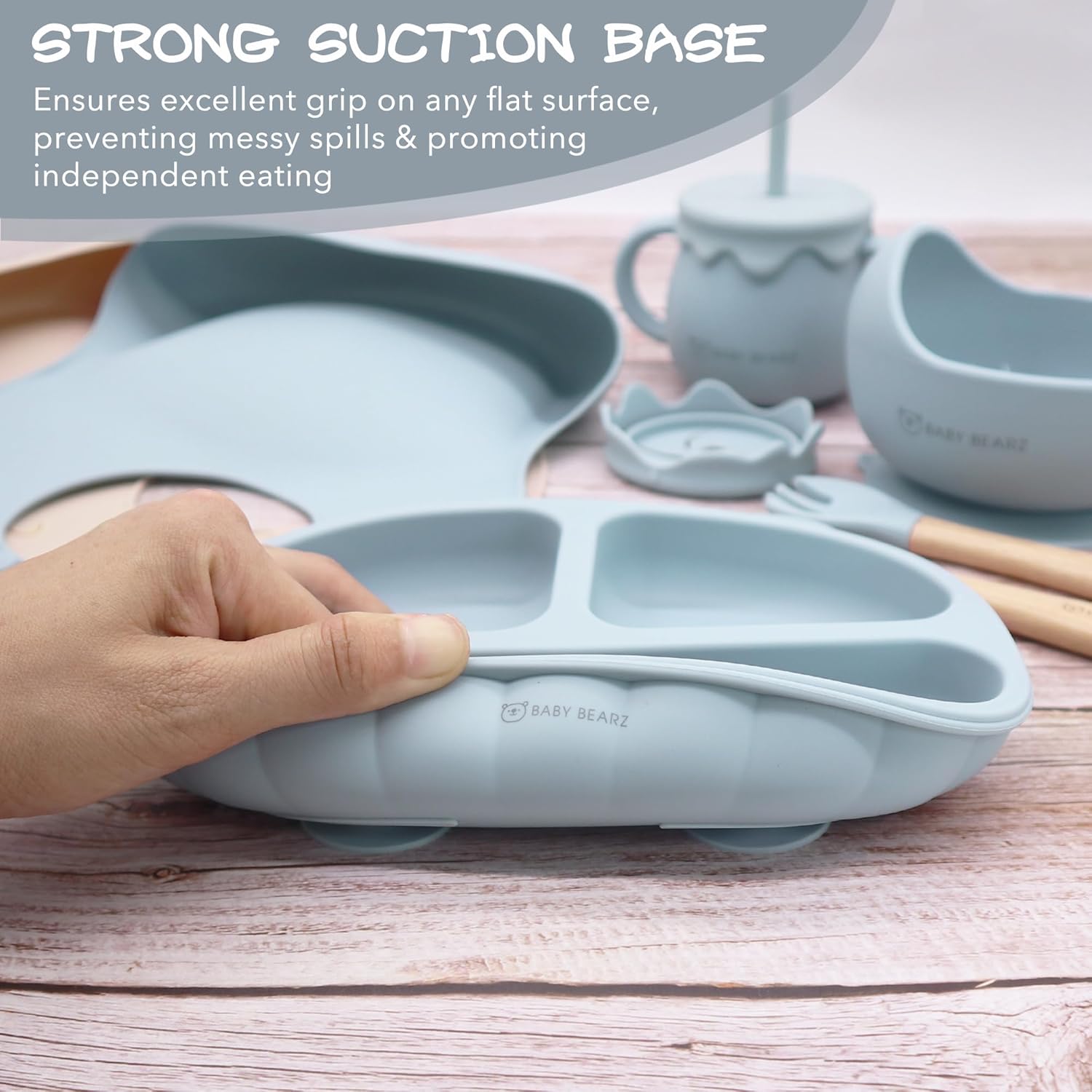 Gentle Silicone Baby Feeding Set for Weaning