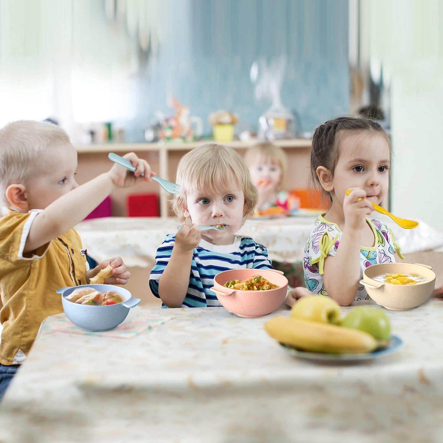 Shopwithgreen Bamboo Toddler Utensils Set
