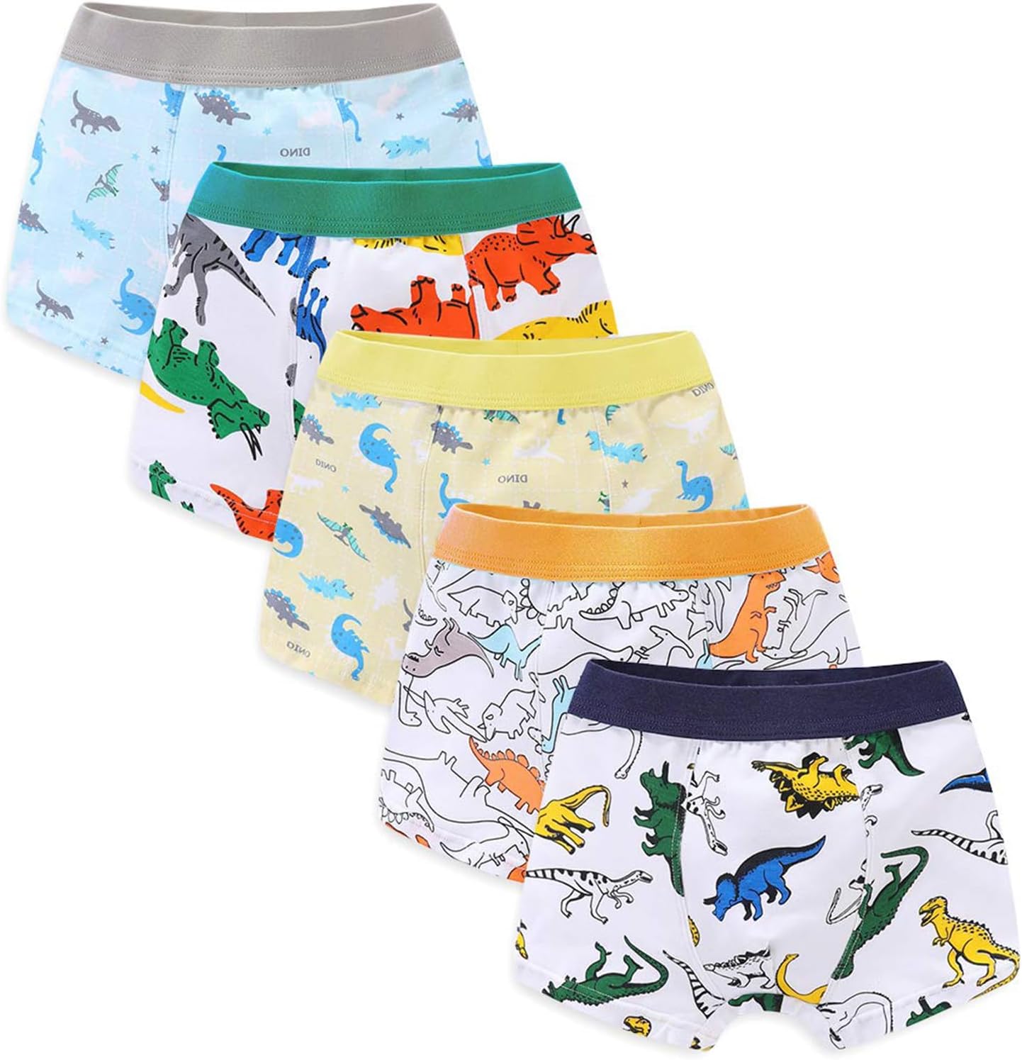 CHUNG Toddler Boys Comfortable Dinosaur Boxer 2-11yr