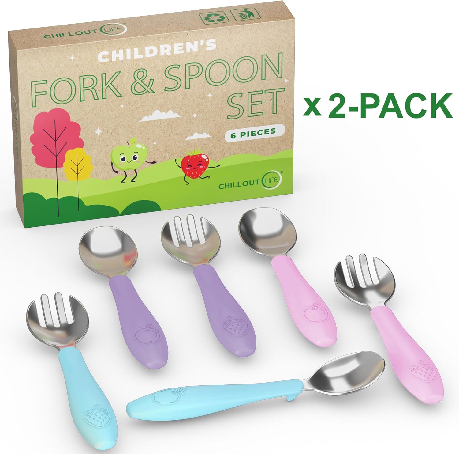 CHILLOUT LIFE Toddler Utensils