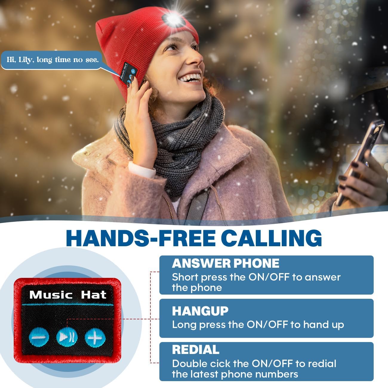Experience Style Convenience and Warmth with Bosttor Bluetooth Beanie Hat