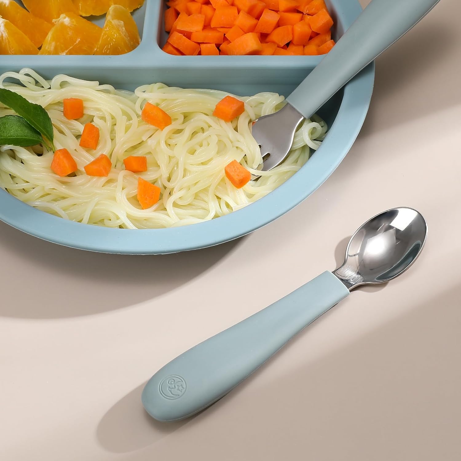 Coix Foam 8-Piece Toddler Utensils Set