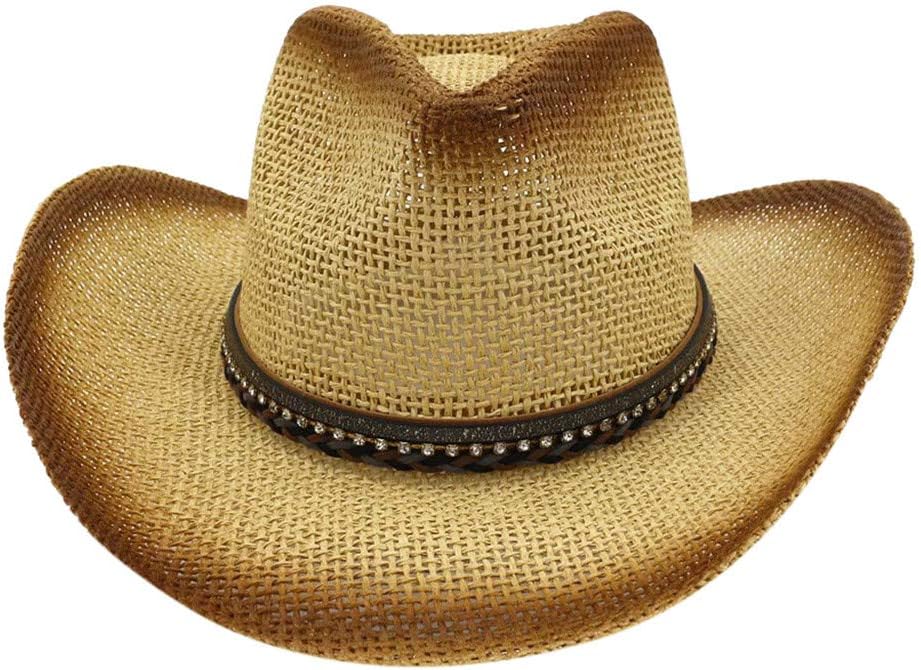 UANGKOU Foldable Wide Brim Sun Hat for Women Khaki