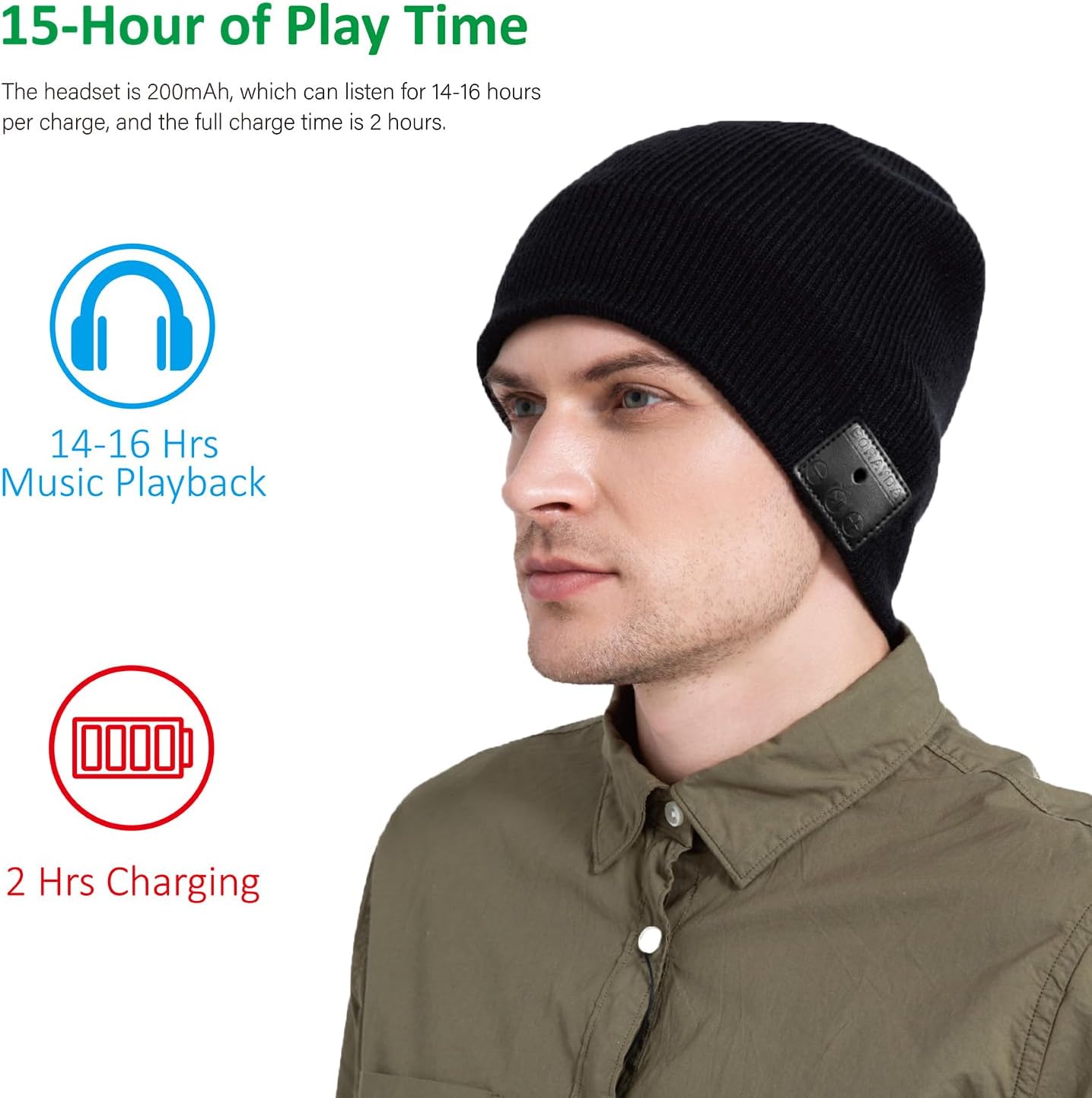 Boraida Bluetooth Beanie
