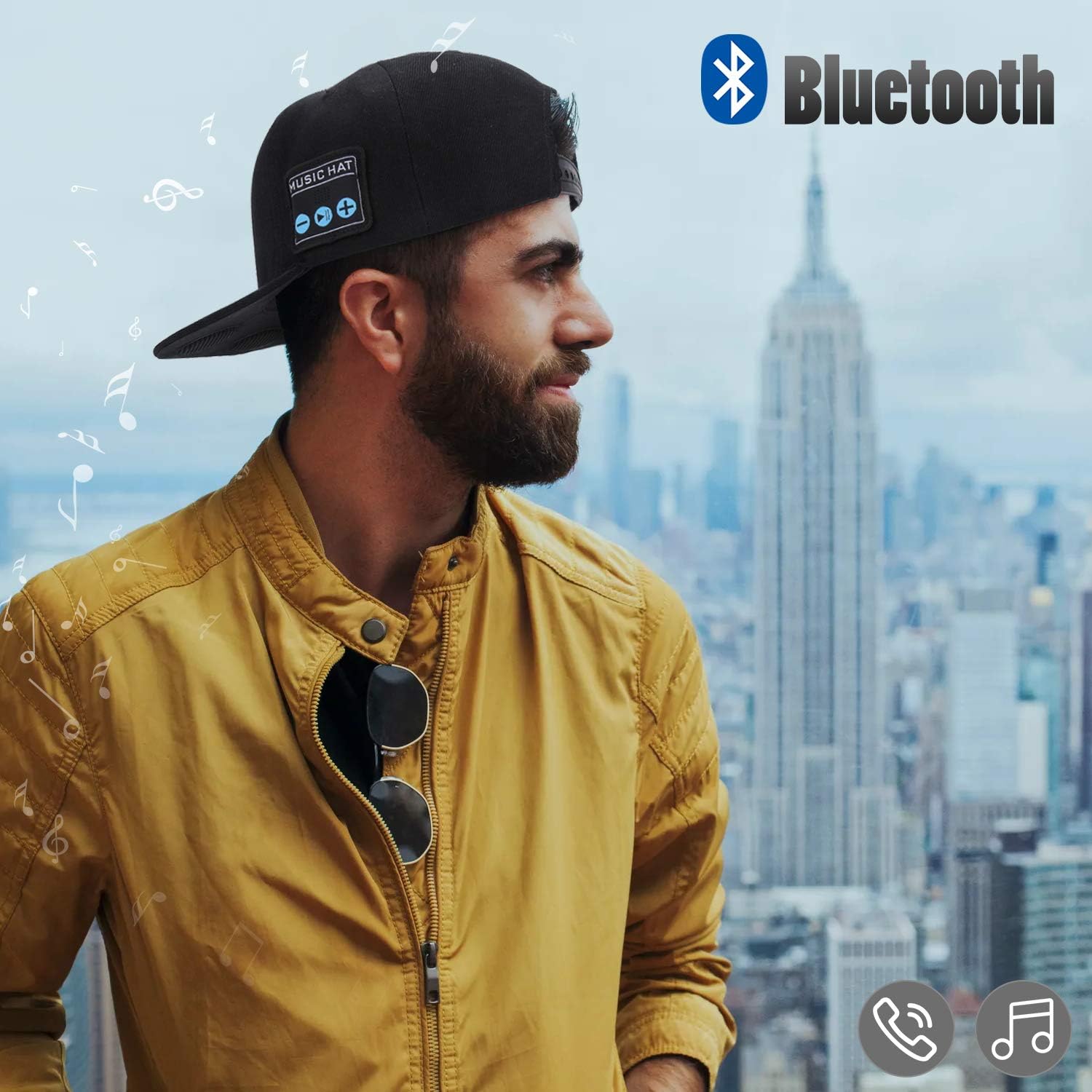 BLUETOOTH SPEAKER HAT FOR SPORTS