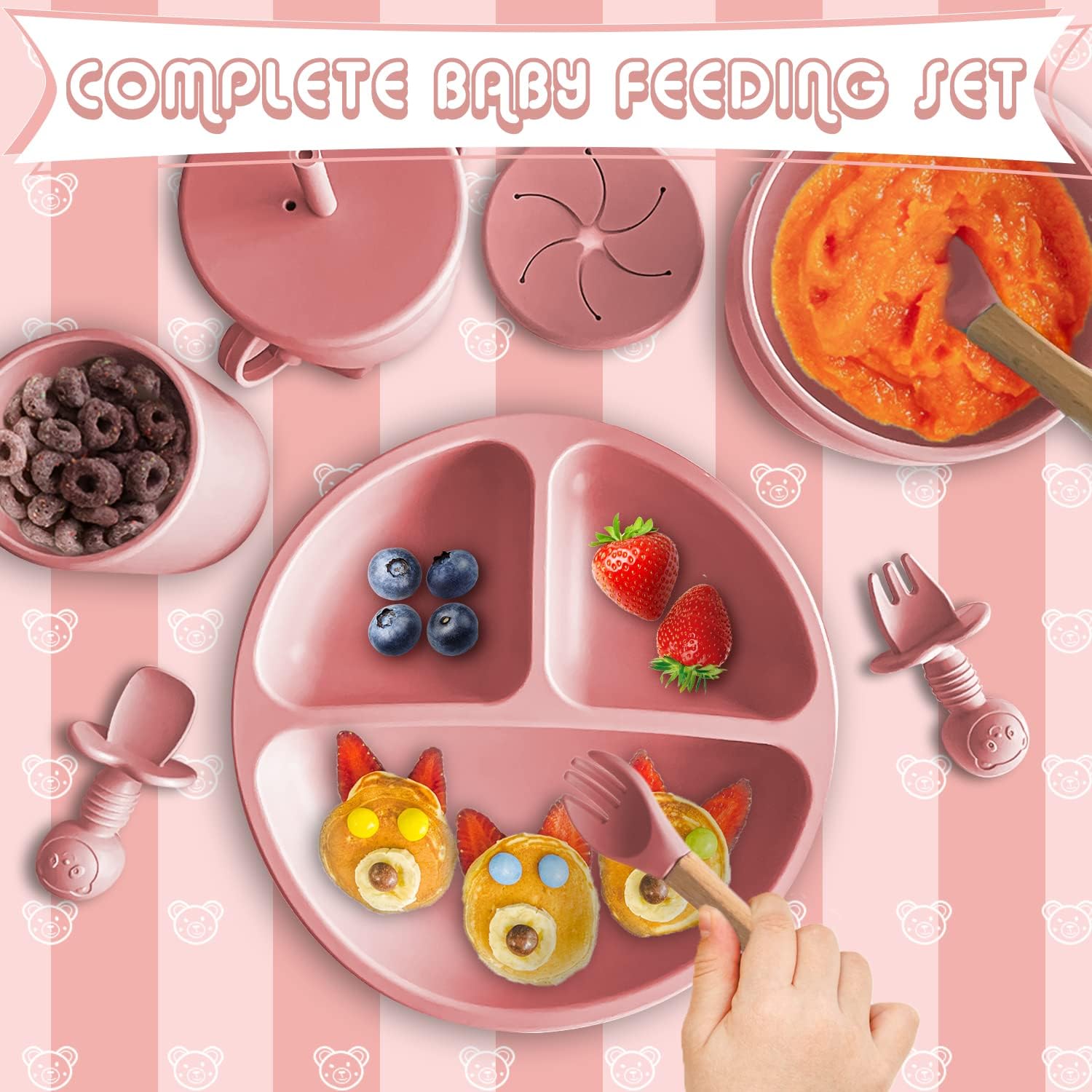 10PCS Baby Feeding Set