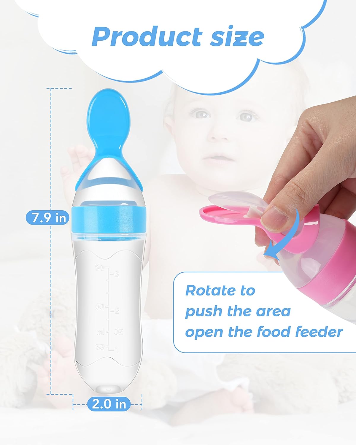 Premium 3-Pack Baby Feeder Set