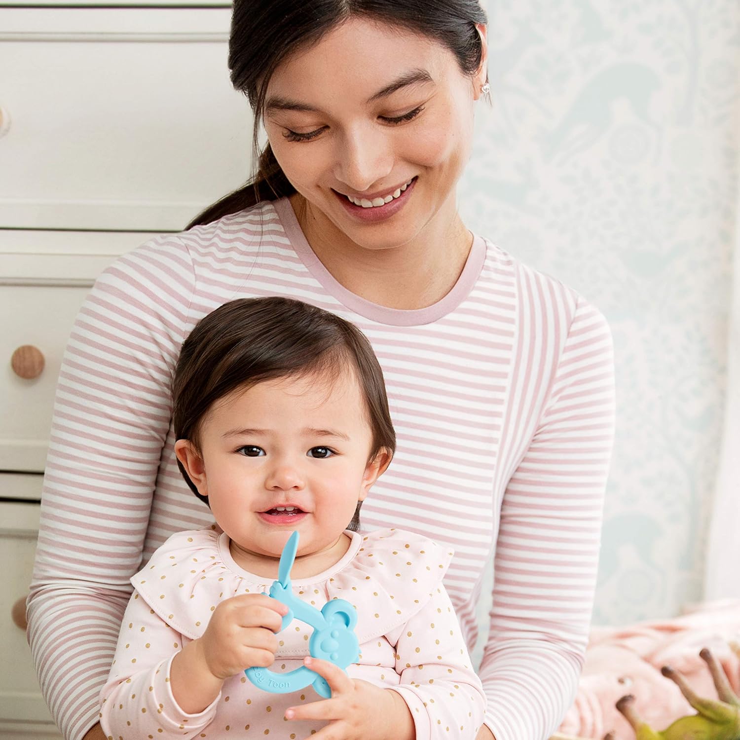 Munchkin Baby Toon Silicone Teether Spoon 2 Pack Elephant Koala 1