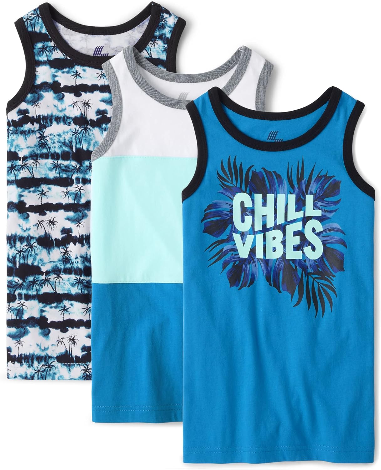 The Childrens Place Boys Assorted Sleeveless Tank Tops