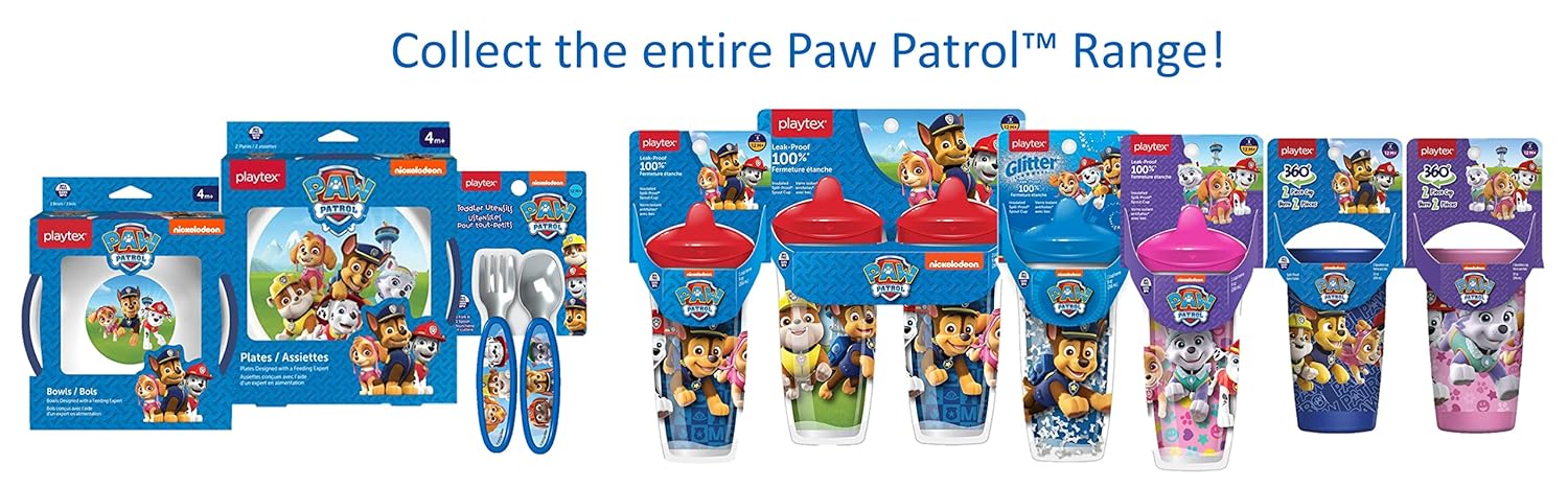 Playtex Mealtime Utensils for Boys - Paw Patrol Flutter