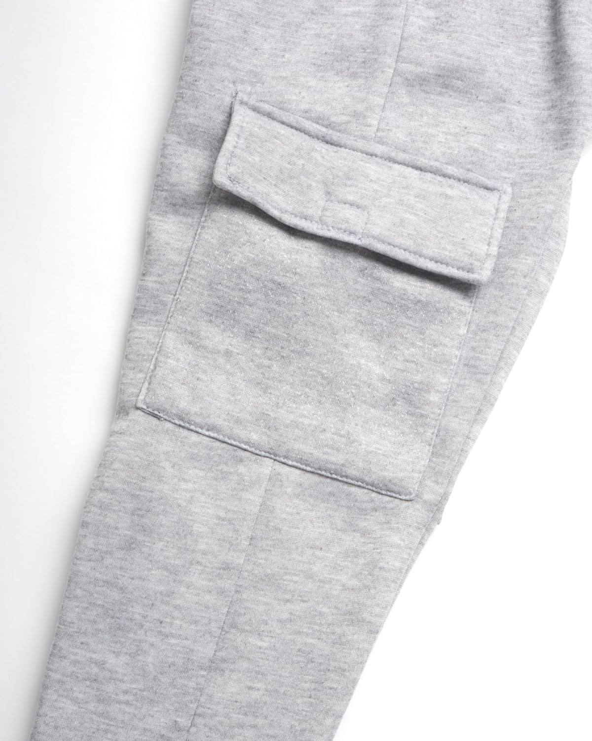 Boys Soft Pullover Cargo Sweatpants Set