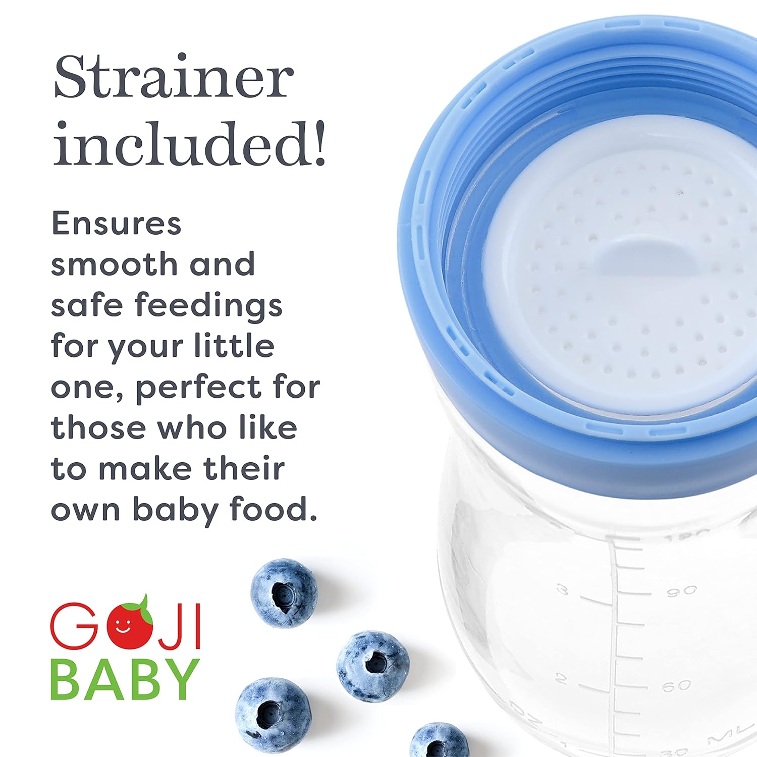4 oz Silicone Baby Food Dispensing Spoon - 4 Pack Blue