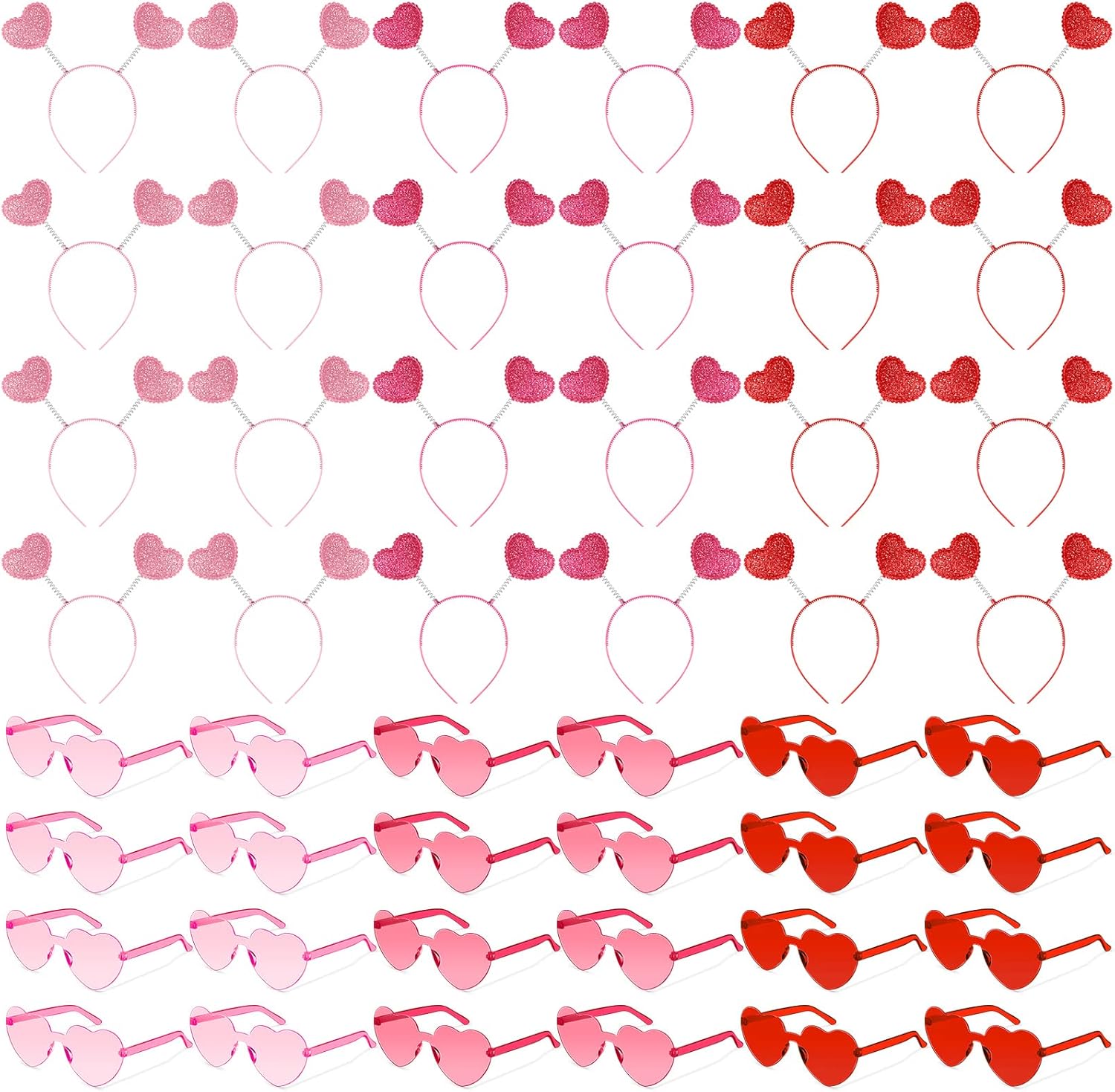 Valentines Heart Accessory Set