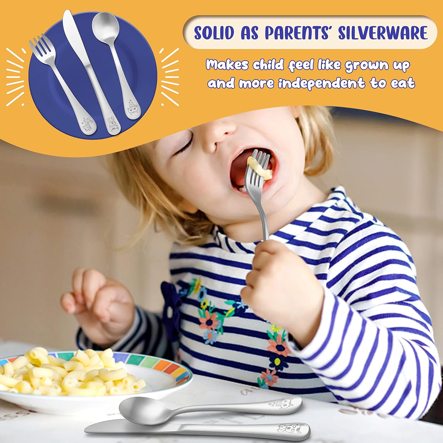 E-far Toddler Utensils Set