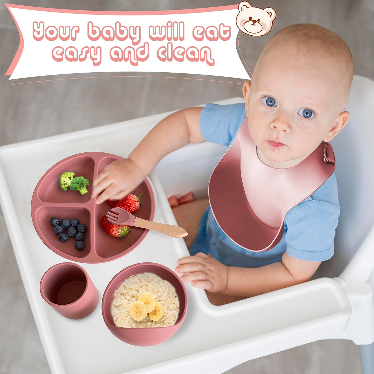 10PCS Baby Feeding Set