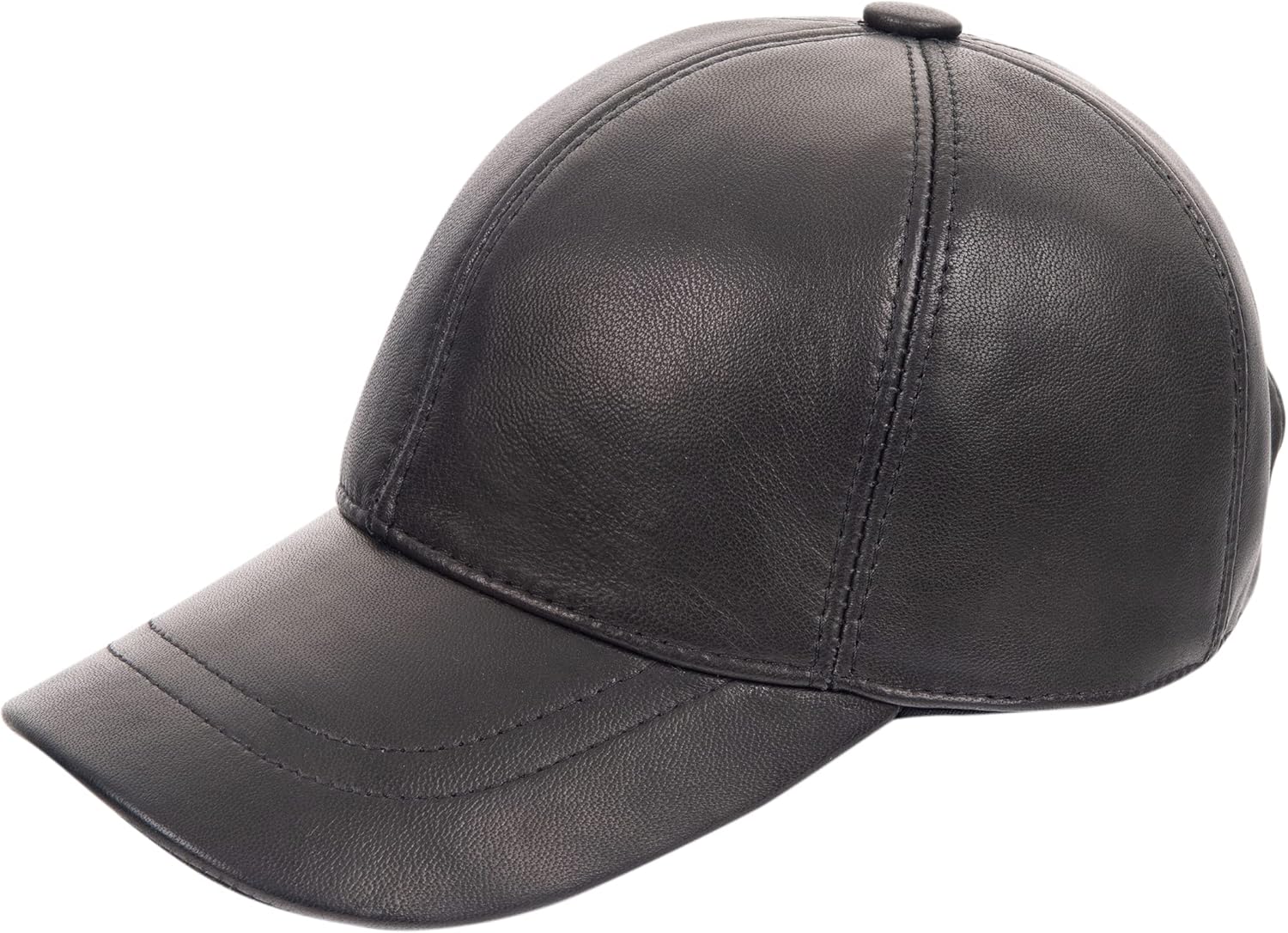 Zessano Genuine Leather Baseball Cap