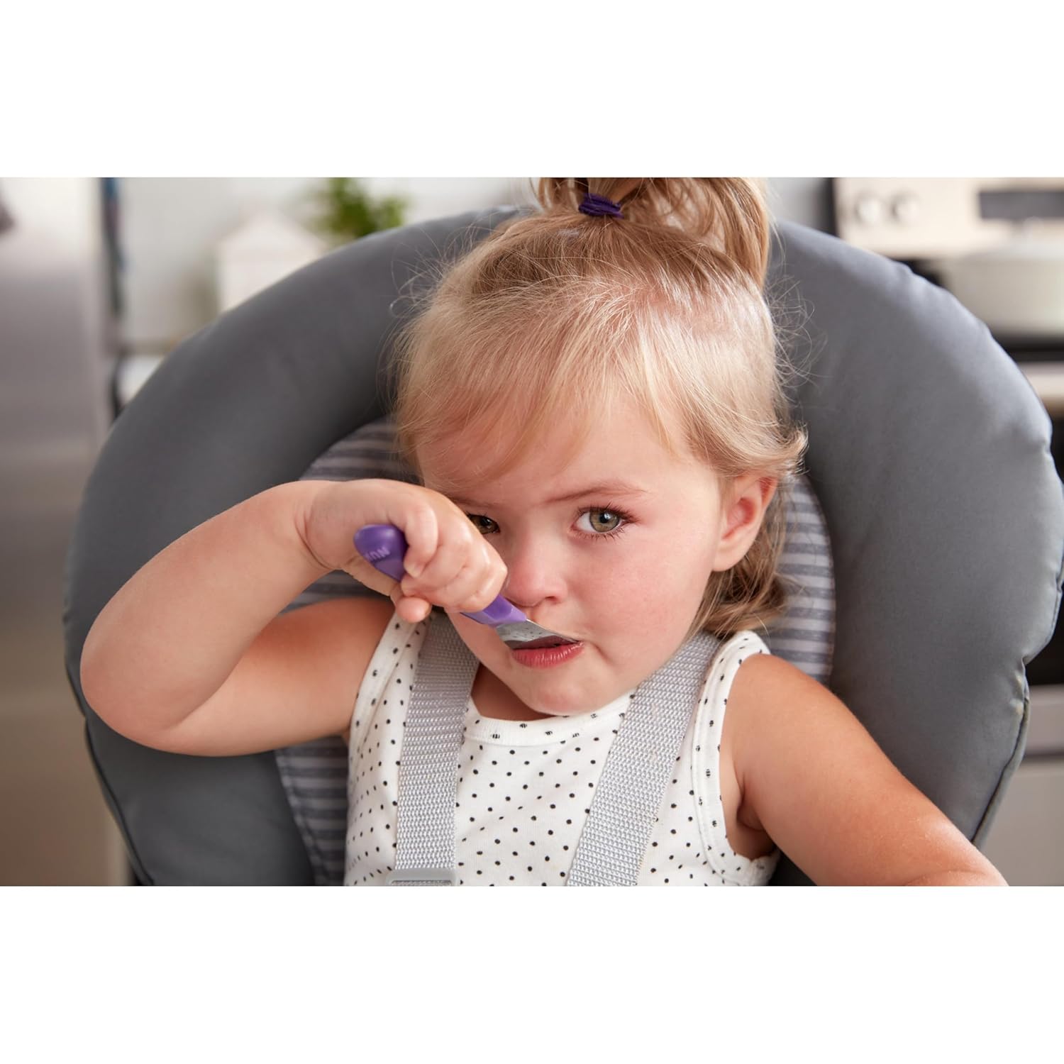 NUK Kiddy Cutlery Forks Durable BPA-Free Safe for Toddlers